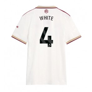 Arsenal Ben White #4 Tredjetrøje Dame 2025-26 Kortærmet
